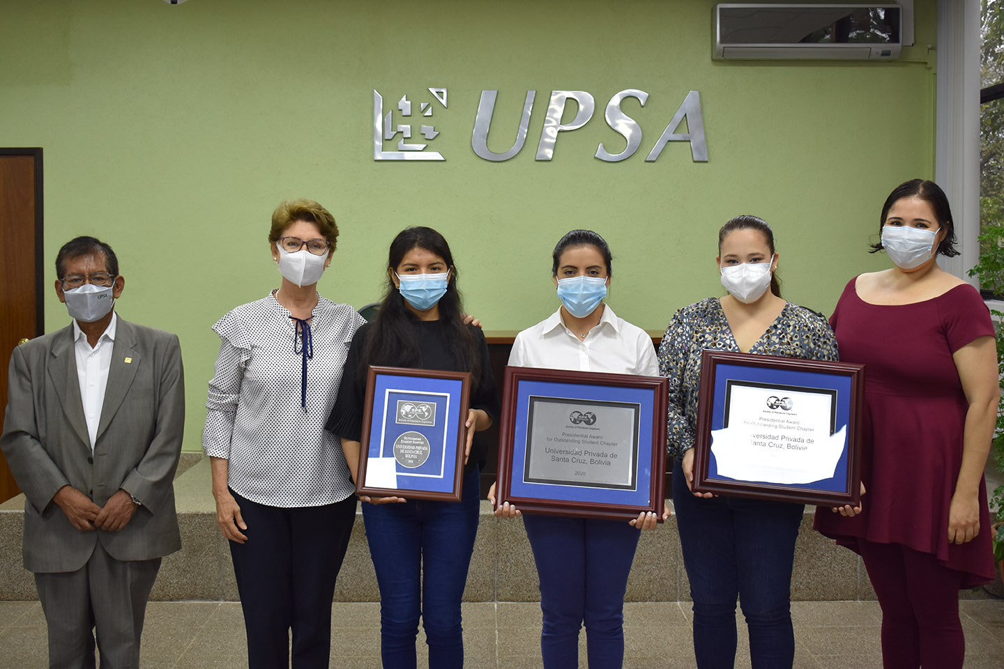 Capítulo Estudiantil SPE-UPSA premiado por cuarta ocasión
